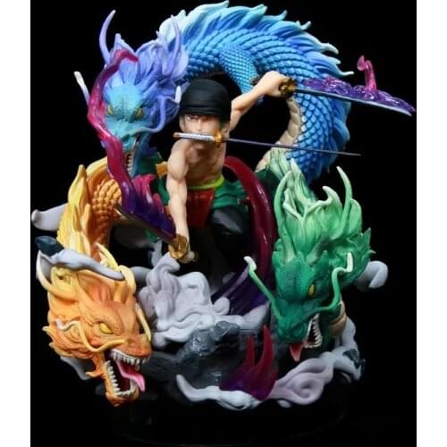 Anime One Piece Roronoa Zoro Thousand World Tornado Battle Ver. GK PVC Action Figure Statue Model Kids Toys Doll Gifts