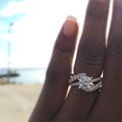 AOUVEZA Rings With Diamonds