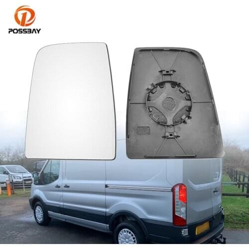 Car Rear View Mirror Glass Non-heated Rearview Glass Auto Exterior Parts for Ford Transit MK8 2014 2015 2016 2017 2018 2019 2020