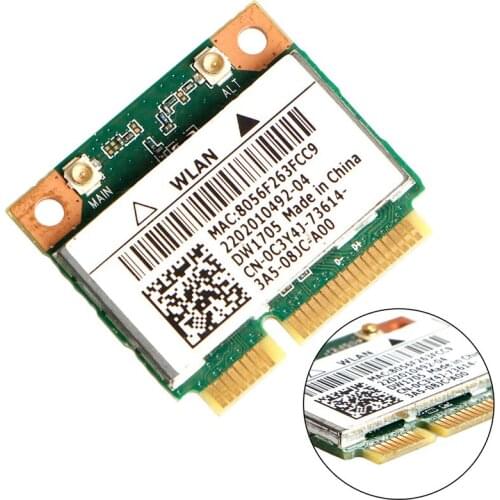 39XD Qualcomm Atheros QCWB335 Wifi Mini Wireless Card CN-0C3Y4J For Dell DW1705