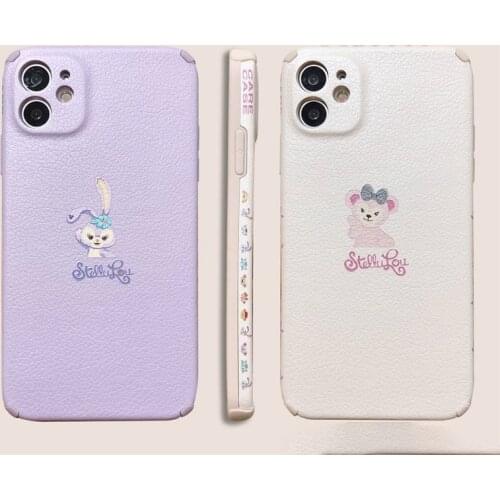 Disney Stereo Cartoon Star Duffy Mobile Phone Case Cartoon Side TPU Protective Cover Cute for IPhone12/11pro Max 87plus XR XS