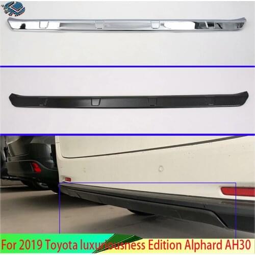 For 2019 Toyota luxuriousness Edition Alphard AH30 Car Accessories Rear Bumper Skid Protector Guard Plate