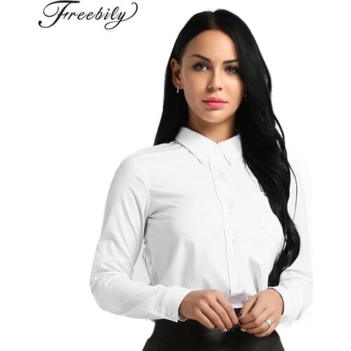 Freebily Black And White Blouses
