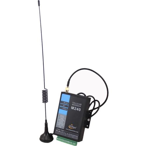 M260 TCP/IP Modbus Industrial 3G 4G LTE cellular modem with dual serial RS232/RS485 ports for AMR SCADA