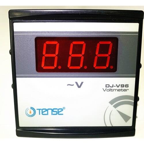 TENSE DJ-V96 Slim Compact 96*96 Digital Single Phase AC Voltmeter(TRUE RMS)