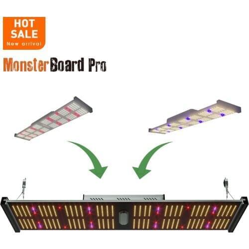 240W Grow Light Luces LED Quantum Lamp for Hydroponics Indoor Plants 2x4 Grow Box Tent from Geeklight Monster Board Pro