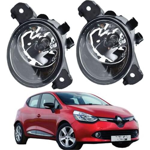 1pair H11 LED Fog Light For Renault Clio 3/III 2005-2014 Car Front Fog Lamp Daytime Running Light DRL 12V