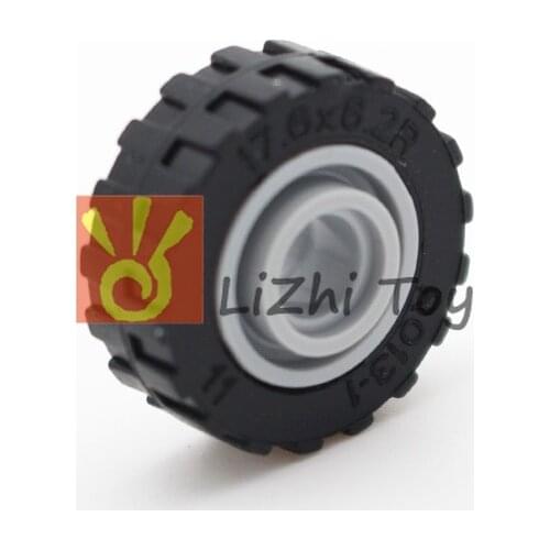 Technology Parts 42610 Wheel 11mm D.x8mm with Center Groove Bricks Building Block Machine Accessories Compatible Toy for Kid