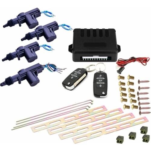 New Universal 12V Car Alarm Remote Control Security System 2 Door Central Door Lock Locking Kit Set Keyless Entry System