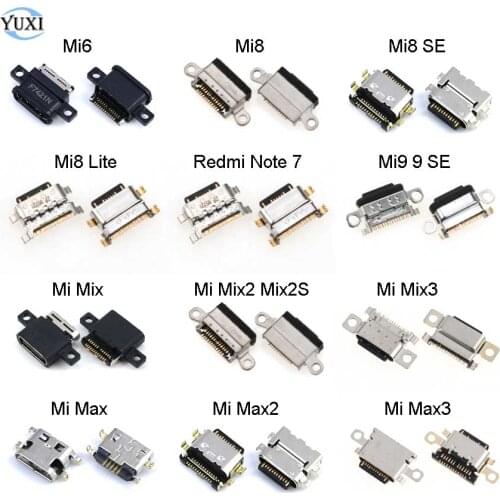 1pc Type-C Charge Charging Plug Dock Micro USB Jack Connector Socket Port For Xiaomi Mi 9 SE 8 Lite 6 Max Mix 3 2 Redmi Note 7