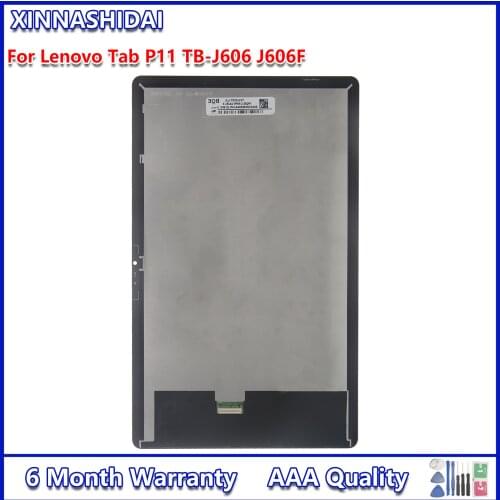 LCD For Lenovo Tab P11 TB-J606 J606F 11 inch Tested Touch Screen Digitizer Panel Glass Sensor Free Shipping P11