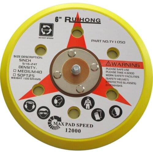 1pc 150mm Sanding Pad 6inch Dual Action Random Orbital Sander Polishing Wheel Power Tools Accessories NEW