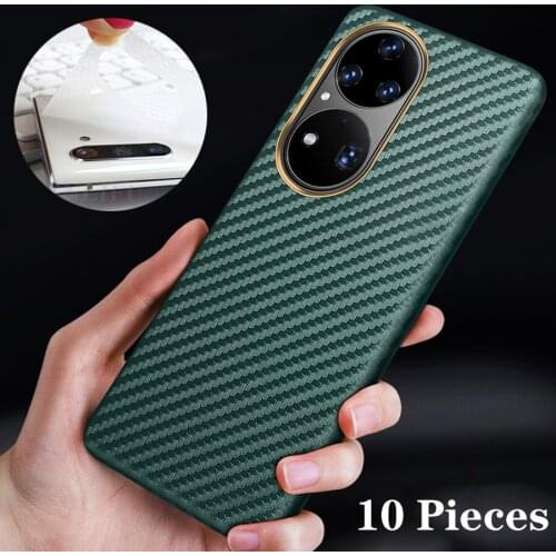 10PCS 3D Carbon Fiber Screen Protector For Huawei Honor View 20 10 20 Pro 9X 9A 10 Lite 8X P20 P30 P40 Pro Back Cover Guard Film