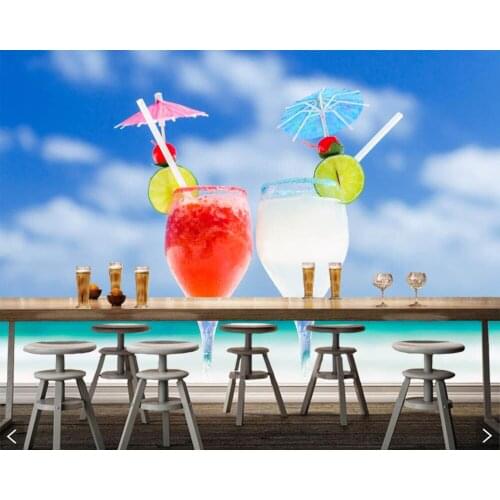 Drinks Lime Stemware Two Umbrella Food photo 3d wallpaper,living room sofa TV wall kitchen wall papers home decor bar murals