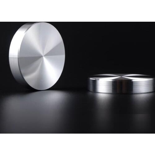 4Pcs/Lot 10mm Thick Solid Aluminum Circle Disc Glass Top Adapter Coffee Tea Table Bar Glass Top