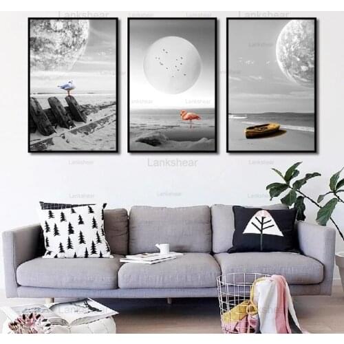 Abstract Bright Color In Gray World Canvas Painting Posters and Prints Wall Art Aisle Pictures Modern for Living Room Home Decor
