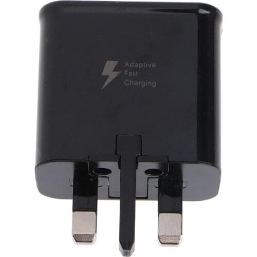 Adaptive Fast Charging USB Travel Wall Charger UK Plug for samsung S8 Plus