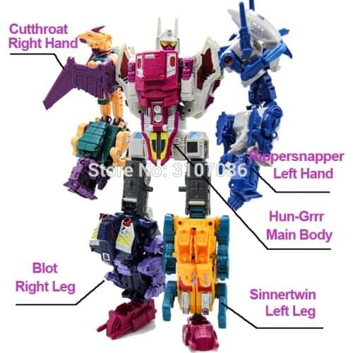 AOYI Transformation Abominus Rippersnapper Cutthroat Blot Hun-Gurrr Sinnertwin TF H6002 Action FIgure Robot Toys