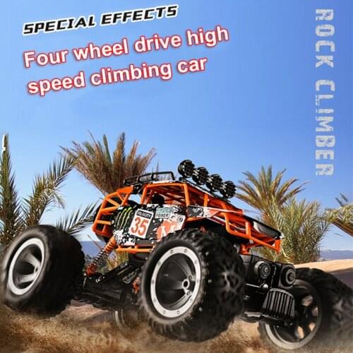 Remote Control Car RC Car New 1:12 Spray Remote Control Vehicle SUV High Speed Big Foot Climbing Car 4driver Childrens Toy