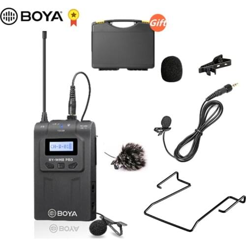 BOYA TX8 Pro Wireless Transmitter Microphone Kit Digital Bodypack 100m UHF System Lavalier Mic for RX8 Pro SP-RX8 Pro Receiver