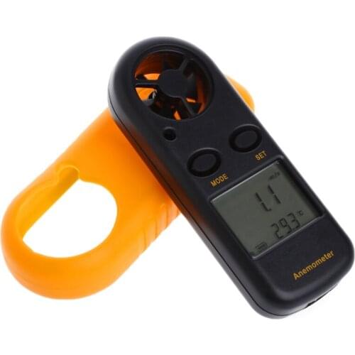 GM816 Mini Digital Anemometer Wind Speed Temperature Tester w/LCD Backlight 875F