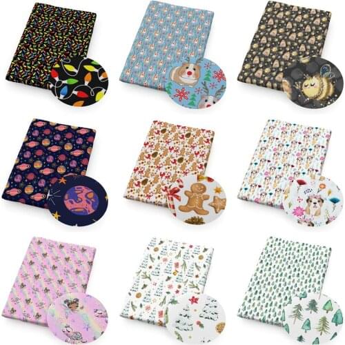 David accessories 50*145cm Patchwork Printed Polyester Cotton Fabricfor Sewing Dress Cloth Making DIY Cushion Cover,c12330
