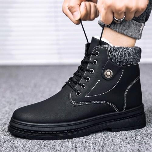 Men Casual Shoes Sneakers Fashion Light Breathable Black Leisure Mens Causal Winter Boots Sneaker Leather 2020 Slip On Mens