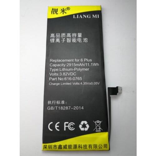 NEW Original Phone Battery For iPhone 6 Plus Battery 2915mAh Replacement Batteries Sticker