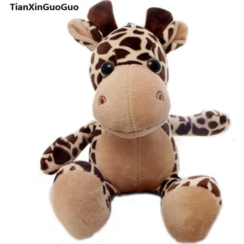 About 28cm cartoon giraffe plush toy soft doll birthday gift b0703