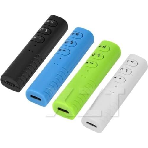 PZ 1PCS Universal 3.5mm jack Bluetooth 4.1 Car Kit Hands free Music Audio Receiver Adapter for Speaker Headphone Car Stereo NEW