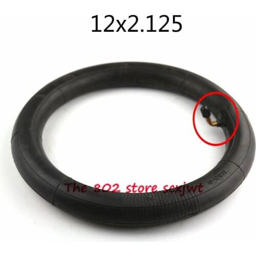 Size 12 x 2.125 inner tire 12*2.125 inner tube Bent Angle Valve Stem tube for Schwinn Tricycle Roadster 12" Bike tube