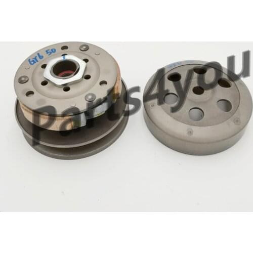 50cc QMB139 Clutch Assembly with Secondary Driven Pulley Clutch Bell Variator for Scooters & Go Karts TaoTao Kazuma Roketa SUNL