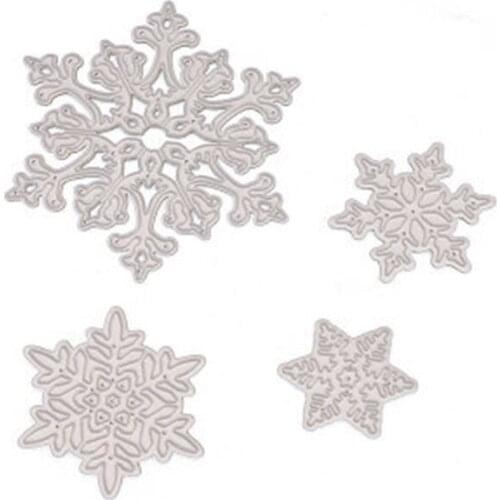 Snowflake Cutting Dies Embossing Cutting Stencils Christmas Metal Die for Scrapbooking Album DIY Card Cutting Dies 2020
