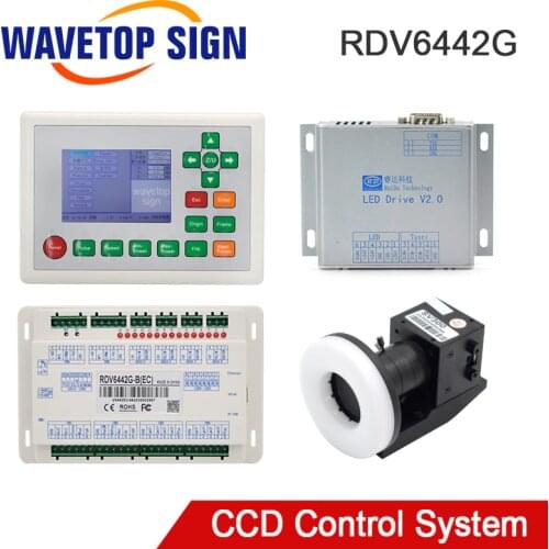 WaveTopSign Ruida RDV6442G CCD Visual Co2 Laser Controller System use for Laser Cutting Engraving Machine