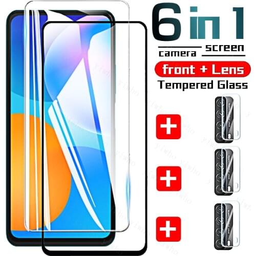 Full Cover Tempered Glass on For Huawei P Smart 2021 Camera Lens Screen Protectors for Huawei Huwei PSmart 2020 Protective Glass
