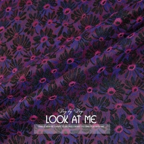 LEO&LIN Small Chemical Fiber Cloth Coat Daisy Dress Fashion Jacquard Fabric Material 50cm