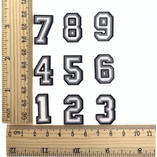 10PCS/Set Number Icon PVC Flat Back Soft Cartoon Accessories Crafts Component For DIY Scrapbook Jewelry Phone Case