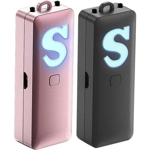 2 Pcs Hanging Neck Air Purifier Personal Wearable Mini Portable Air Freshener Ionizer Negative Ion Generator