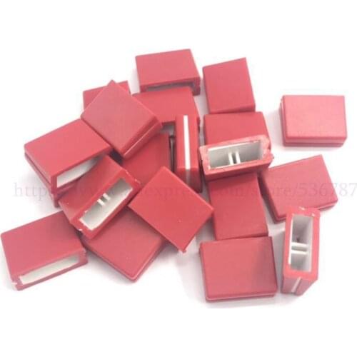 20PCS Channel Crossfader red color Cap Knob For PIONEER DJM-250 350 400 600 700 800 Mixer