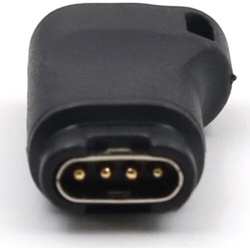 77HA USB C Type C Female to 4pin Charge Adapter for -Garmin Approach S60 Fenix 6X Pro Solar Vivoactive3 trainer Active