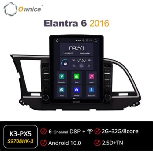 Ownice Android 10.0 forHyundai Elantra 6 2018 - 2020 Car Radio Auto Multimedia Video Audio GPS Player head Unit 4G LTE DSP