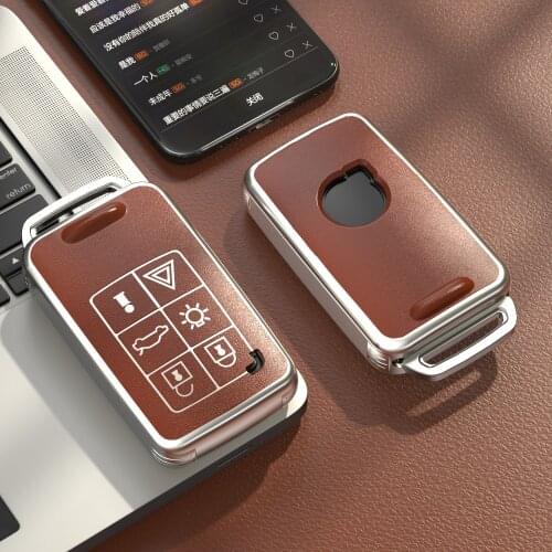 TPU Car Key Case Cover for Volvo S80L S60L V40 S60 V60 XC60 S80 2013 2014 2017 Remote Key Case Shell Auto Accessories