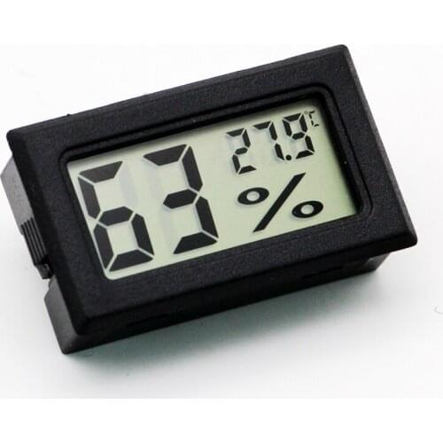 Digital Cigar Cigarette Hygrometer LCD Humidor Accurate Humidity Hygrometer Thermometer Temperature Tester For Cohiba