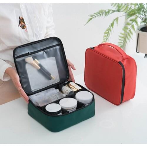 HMUNII Leather Cosmetic Bags