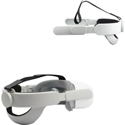 K3) Suitable for oculus quest 2VR accessories, adjustable replacement headband (white), upgradeable and lightweight