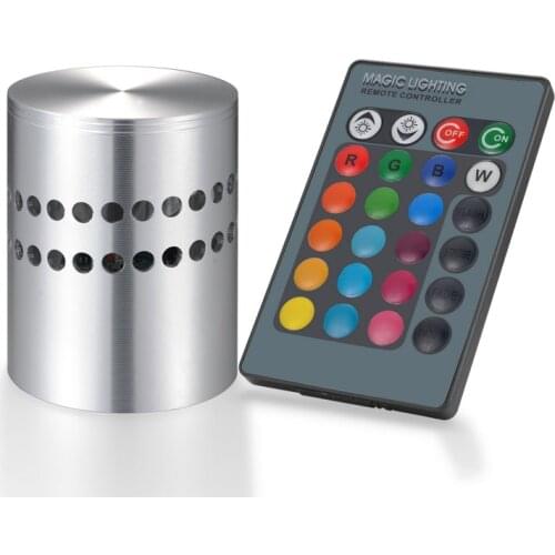 Creative LED Wall Light Wall Lamp Modern Light Fixture Luminous Lighting Sconce 3W AC85-265V indoor Wall Decoration RGB/W/WW