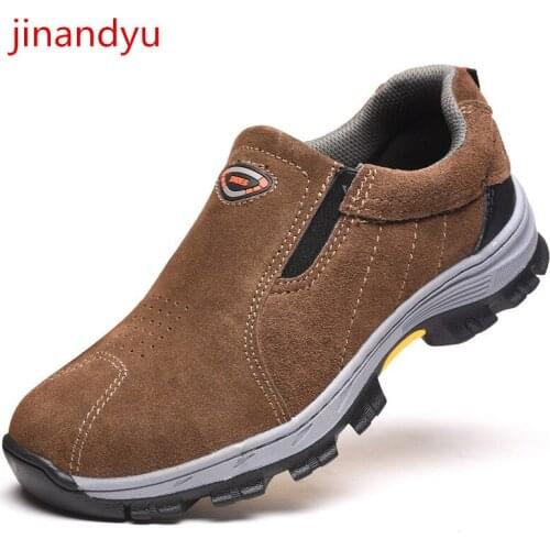 Dropshipping Indestructible Shoes Men and Women Work Safety Shoes with Steel Toe Cap Wear-resistant Anti-skid Puncture-Proof
