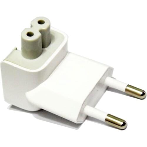 LYBALL EU Converter Travel Power Plug Charger Adapter AC Detachable Connector Electrical Duck Head for Apple iPad iPhone MacBook