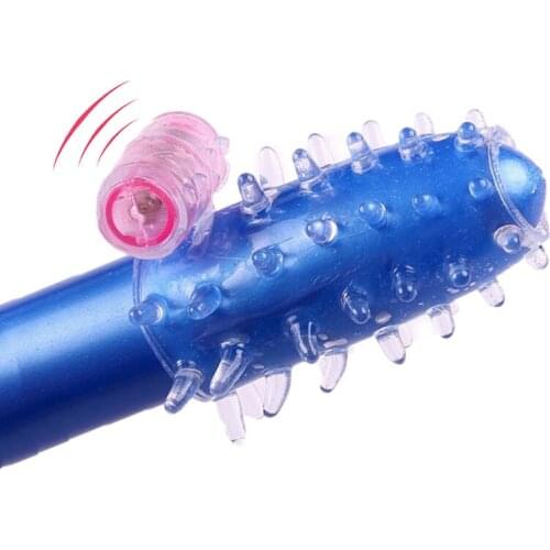 Men Sex Toys Vibrating Penis Sleeve Penis Enlargement Condoms Clitoris Stimulator Penis Cage Cock Big Extender Sex Toys for Man