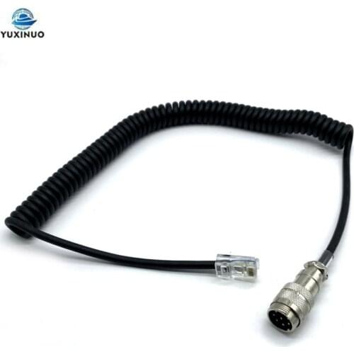 New 8 Pin to RJ-45 Modular Plug Mic Cable Adapter for Yaesu Microphone MD-200 MD-100 M-1 M-100 FT-450 FT-900 FT-991 FT-891 Radio